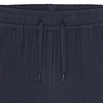 BIRKHOLM Muslin Shorts Navy Blå